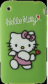 Soft Silicon Case Apple iPhone 3G/3GS Green Kitty