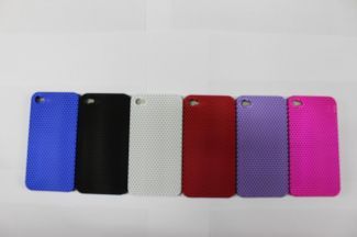 Hard Case Mesh Style Apple iPhone 4,  Purple