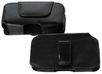 Premium Horizontal Leather Pouch Telstra Easy Discovery T4,  (115x50x20mm)