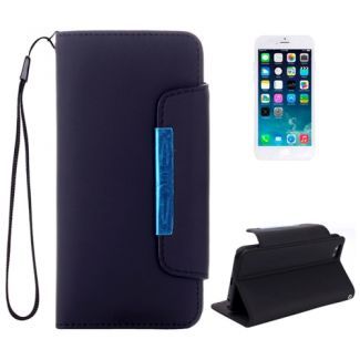 Leather Flip Horizontal Book Case Apple iPhone 6,  Black