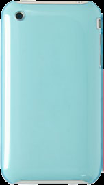 Painted Hard Plastic Case Apple iPhone 3GS Light Blue