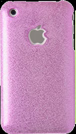 Painted Hard Plastic Case Apple iPhone 3GS Purple Flake