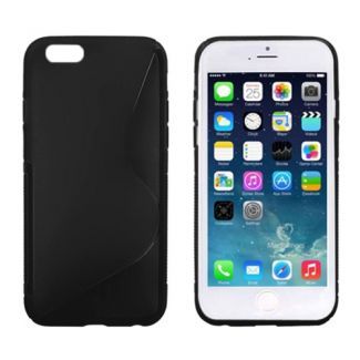 TPU Apple iPhone 6 S-Line, Black